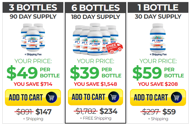 pt trim prices