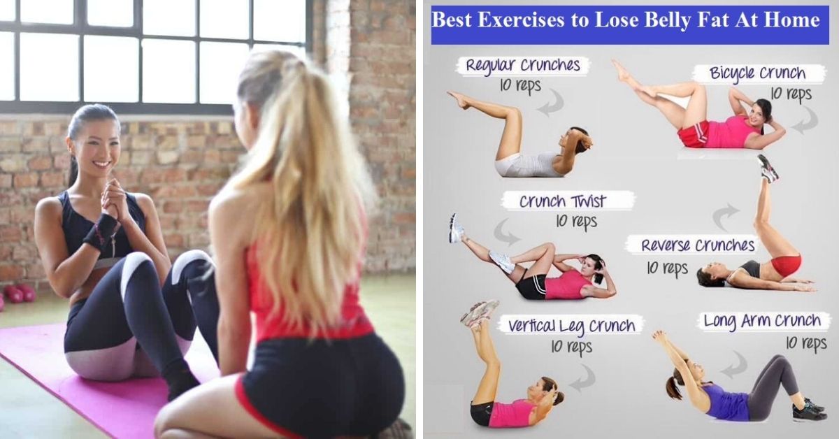 exercises to lose belly fat at home