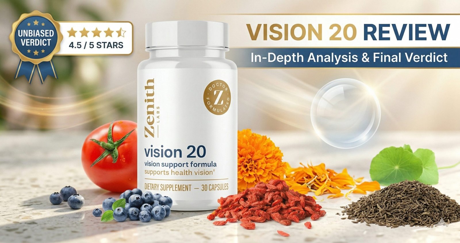 Vision 20 Reviews Can Eye Vitamin Really Benefit You