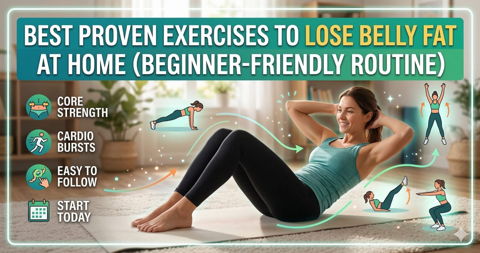 Best Proven Exercises to Lose Belly Fat