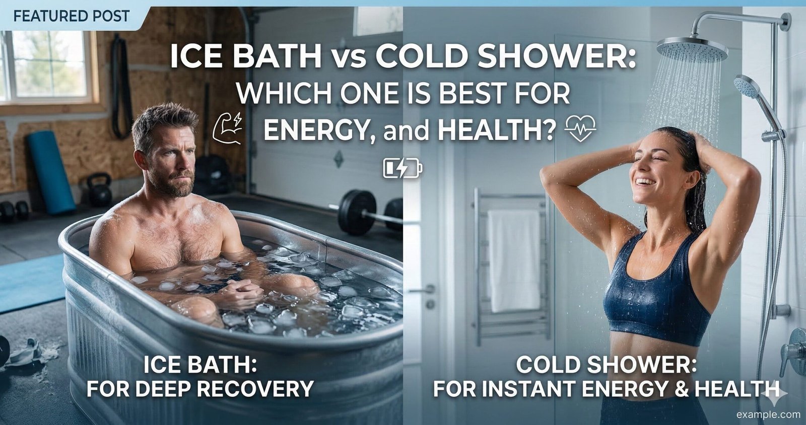 Ice Bath vs Cold Shower